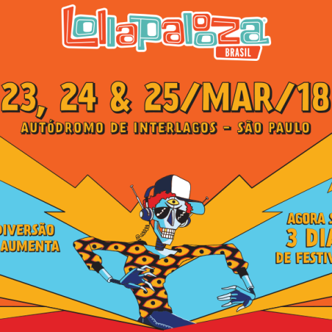 Vendas para Lollapalooza 2018 começam na próxima semana