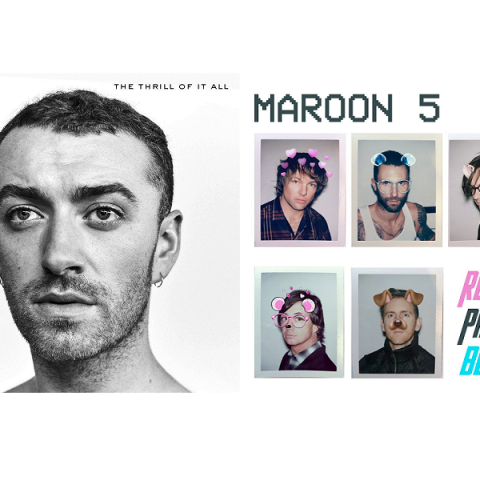 Sam Smith e Maroon 5 lançam álbuns inéditos