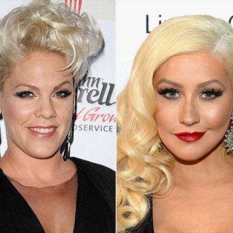 P!nk confirma dueto com Christina Aguilera
